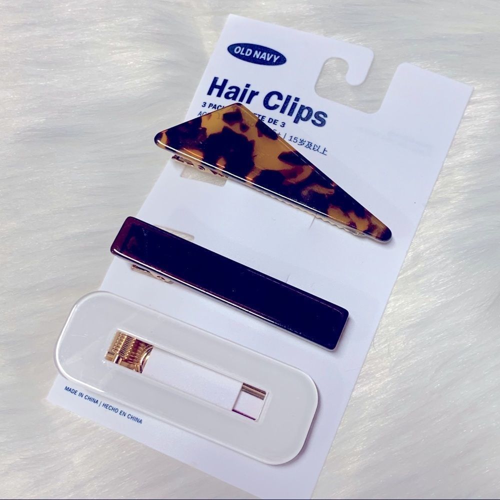 OLD NAVY 3pk hair clips